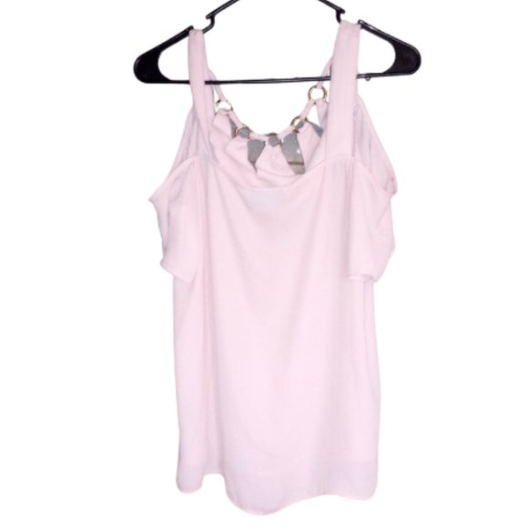 Bold Elements Cut To Curve Blouse Size Small Pink - Picture 4 of 4